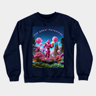 Pink Sasquatch Crewneck Sweatshirt